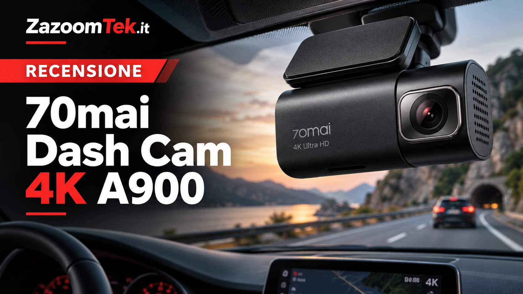70mai Dash Cam 4K A900 | Recensione