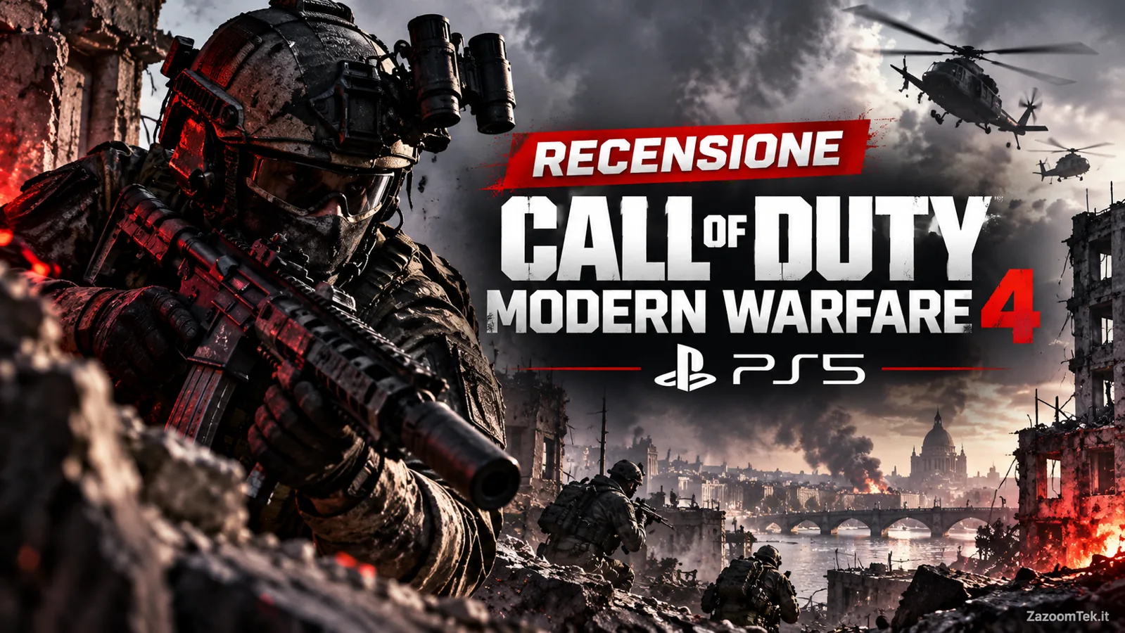 Call of Duty: Modern Warfare 4 Recensione PS5 | Il ritorno di Infinity Ward tra guerra totale, multiplayer e nuova DMZ