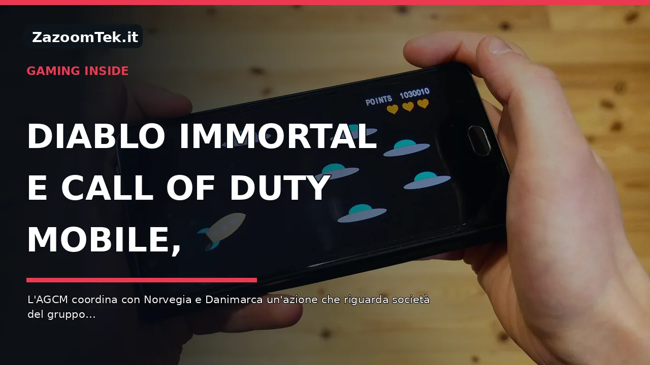 Diablo Immortal e Call of Duty Mobile, l'Antitrust guida un'azione europea sugli acquisti in-game