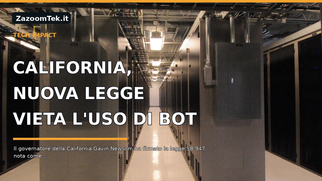 California, nuova legge vieta l'uso di bot e intelligenza artificiale nei licenziamenti