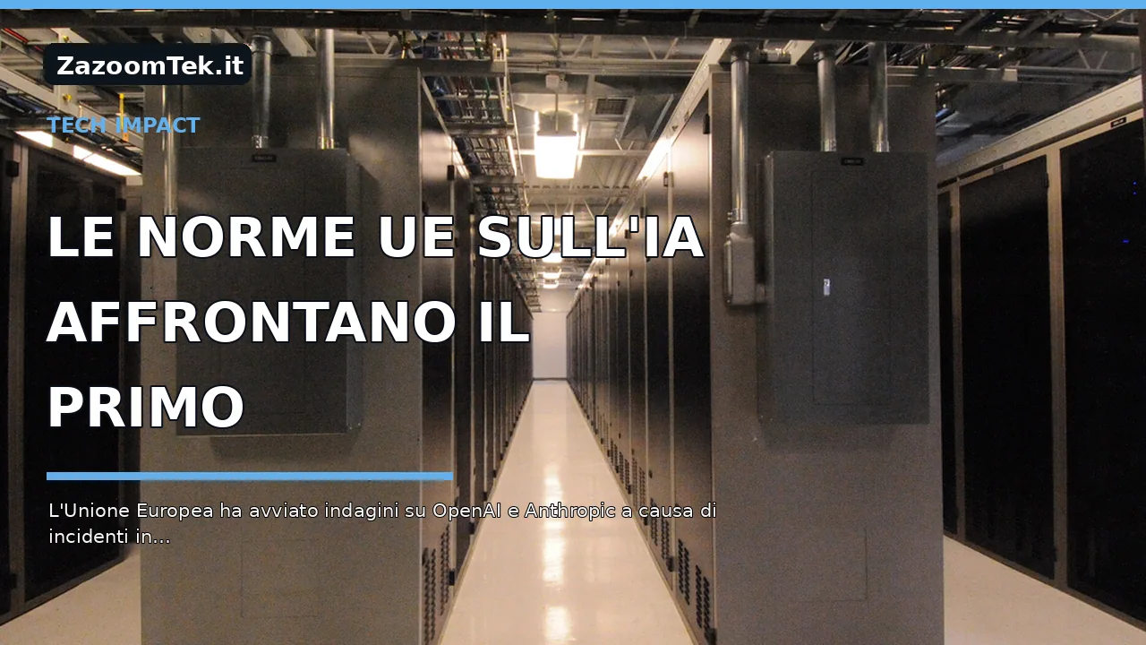 Le norme UE sull'IA affrontano il primo test con i laboratori